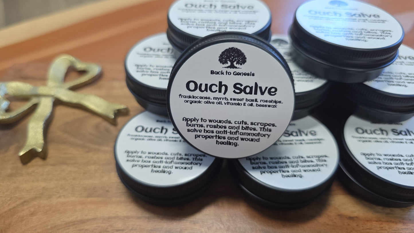 Ouch Salve-Frankincense Myrrh Basil