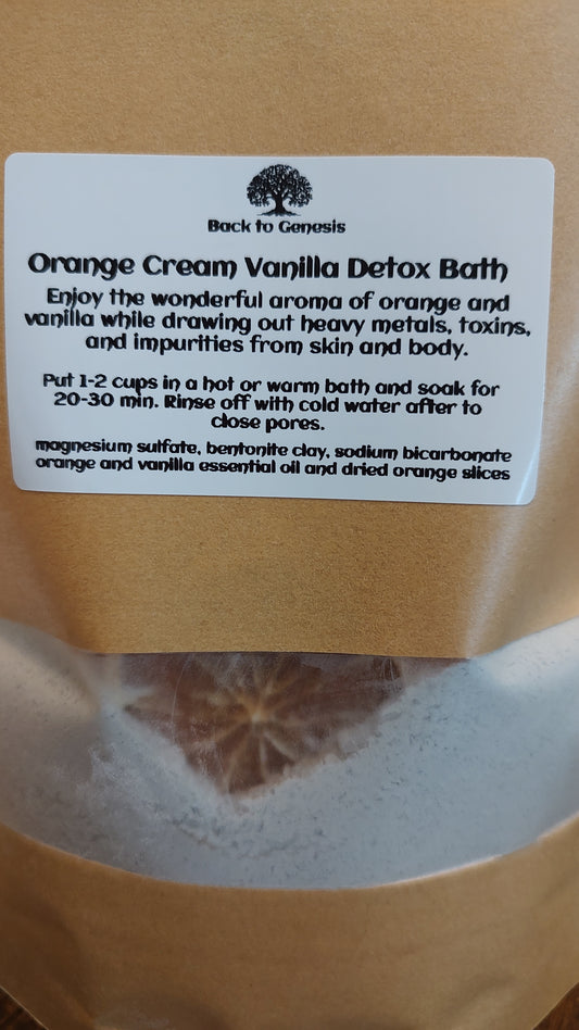 Orange Cream Vanilla Detox Bath