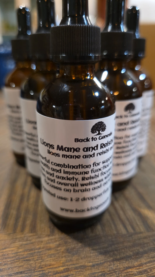 Lions Mane and Reishi Tincture