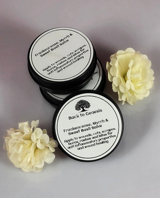 Frankincense Myrrh Basil Salve