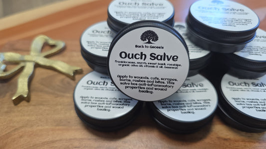 Ouch Salve-Frankincense Myrrh Basil